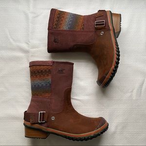 Sorel Waterproof Slimshortie Madder Brown Boot 7